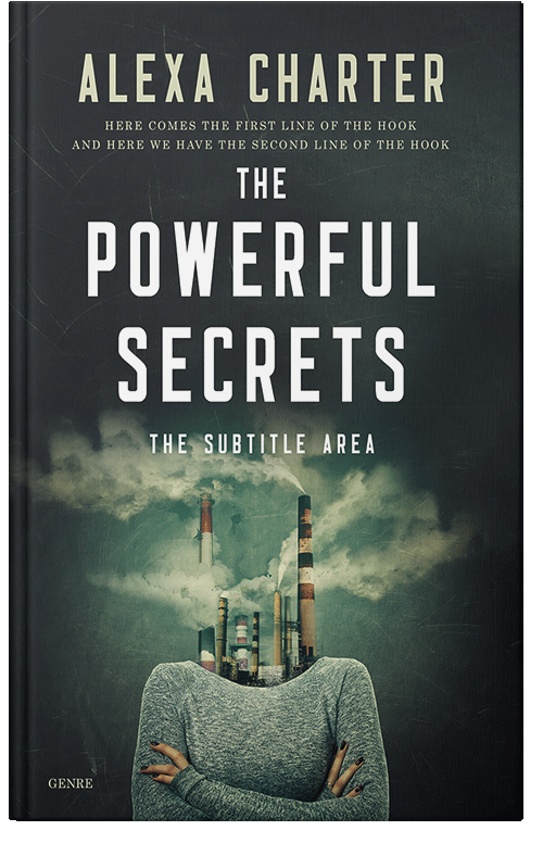 Front view of Premade Environment & Ecology Book Cover - Outer Space