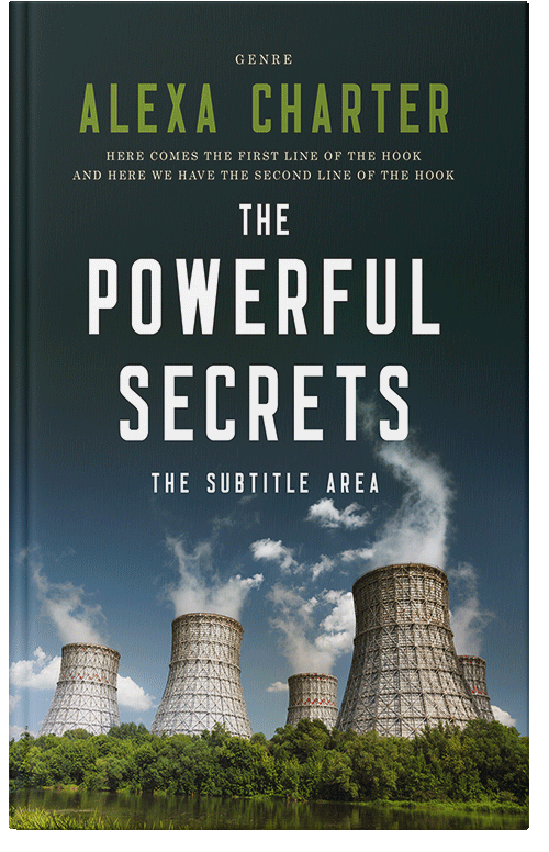 Front view of Premade Science & Nature Book Cover - Timber Green