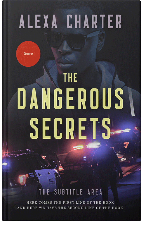 Front view of Premade Mystery & Thriller & Suspense Book Cover - Steel Gray