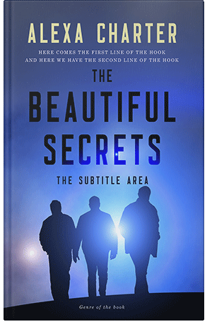 Premade Book Cover Indigo