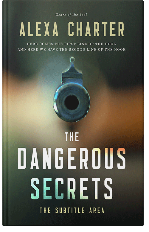 Front view of Premade Mystery & Thriller & Suspense Book Cover - Heavy Metal