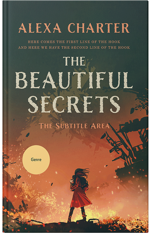 Front view of Premade Fantasy Book Cover - Di Serria