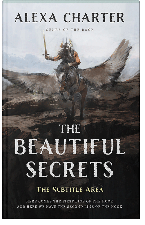 Front view of Premade Fantasy Book Cover - Dune