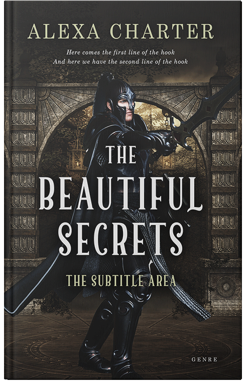 Front view of Premade Fantasy Book Cover - Dune