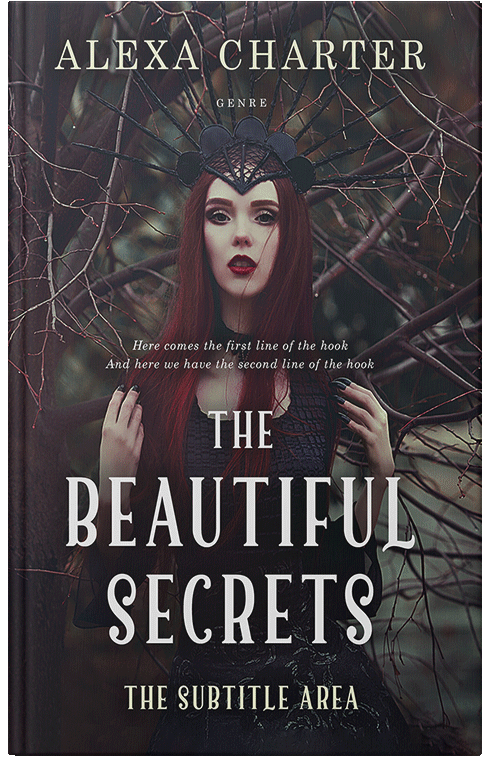 Front view of Premade Fantasy Book Cover - Thunder