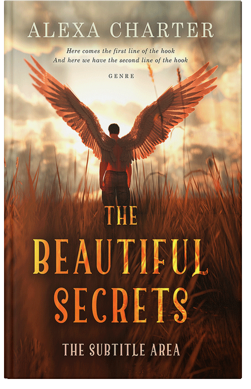 Front view of Premade Surreal Book Cover - Pickled Bean