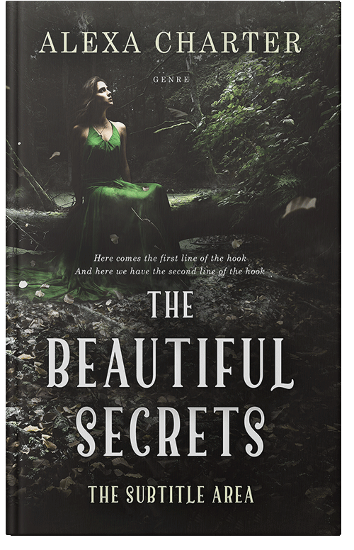 Front view of Premade Fantasy Book Cover - Zeus