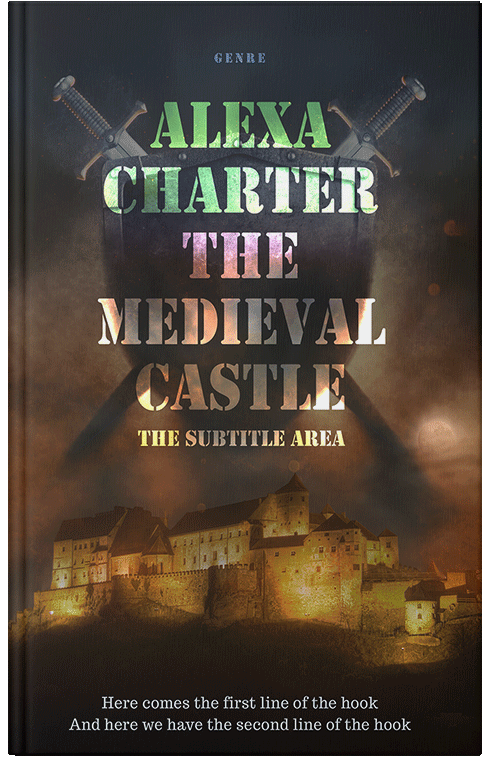 Front view of Premade Fantasy Book Cover - Cocoa Brown