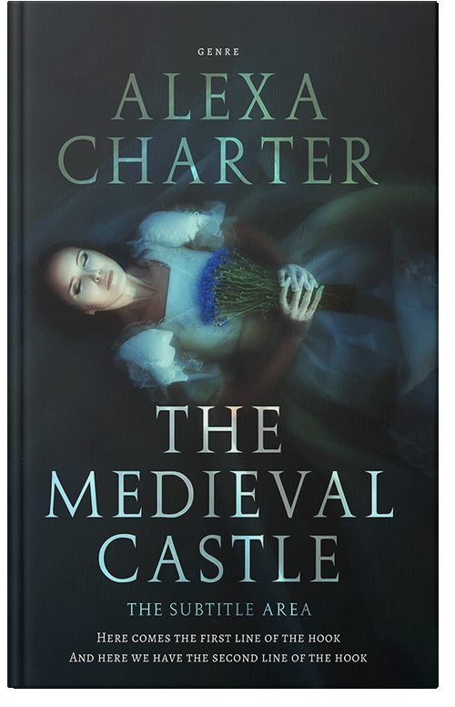 Front view of Premade Mystery & Thriller & Suspense Book Cover - Outer Space