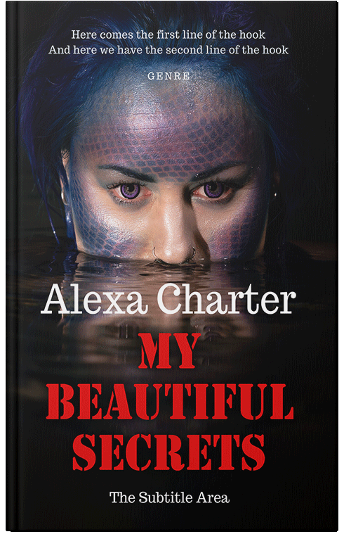 Front view of Premade Fantasy Book Cover - Old Rose