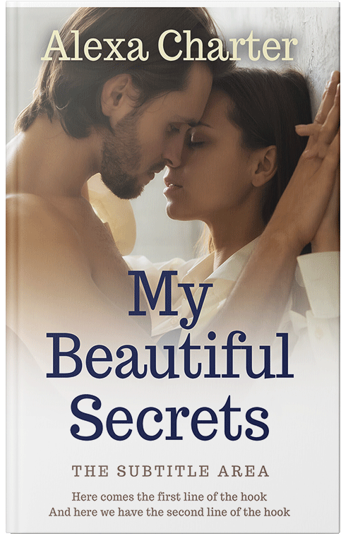 Front view of Premade Erotica Book Cover - Soft Amber