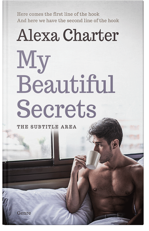 Front view of Premade Erotica Book Cover - Cocoa Brown