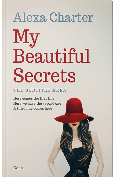 Front view of Premade Romance Book Cover - Pearl Bush