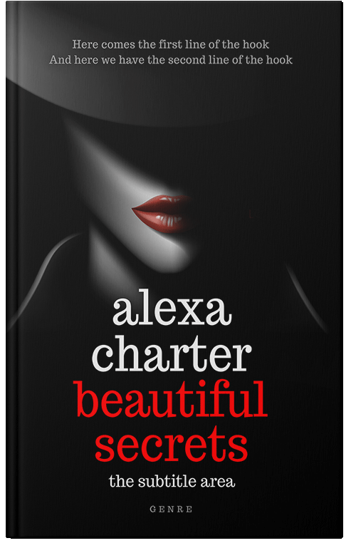 Front view of Premade Erotica Book Cover - Cod Gray