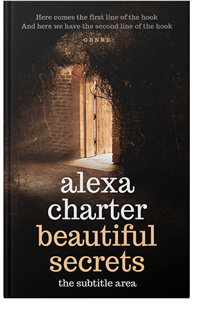 Pre Made Book Cover Tan