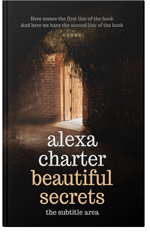 Front view of Premade Mystery & Thriller & Suspense Book Cover - Tan