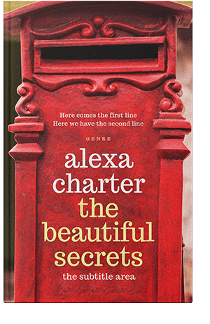 Pre Made Book Cover Persian Red