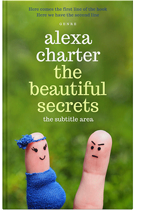 Pre Made Book Cover Olivetone