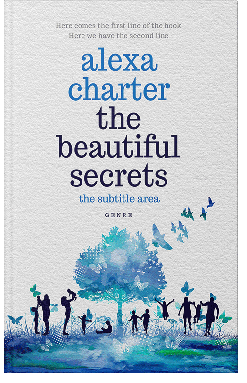 Front view of Premade Nature Book Cover - Jelly Bean