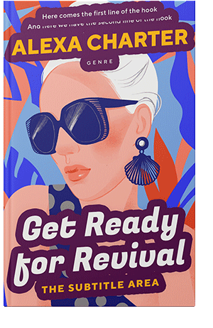 Pre Made Book Cover Cavern Pink