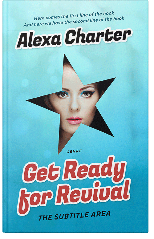 Front view of Premade Chick Lit Book Cover - Spray