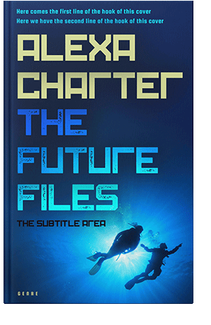 Pre Made Book Cover Green Vogue