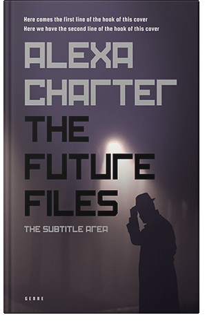 Premade Book Cover Blackcurrant