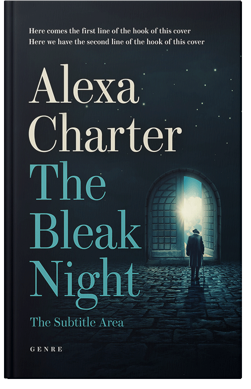 Front view of Premade Mystery & Thriller & Suspense Book Cover - Black Pearl