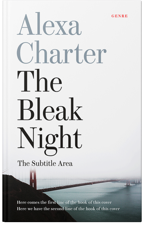 Front view of Premade Mystery & Thriller & Suspense Book Cover - Iron