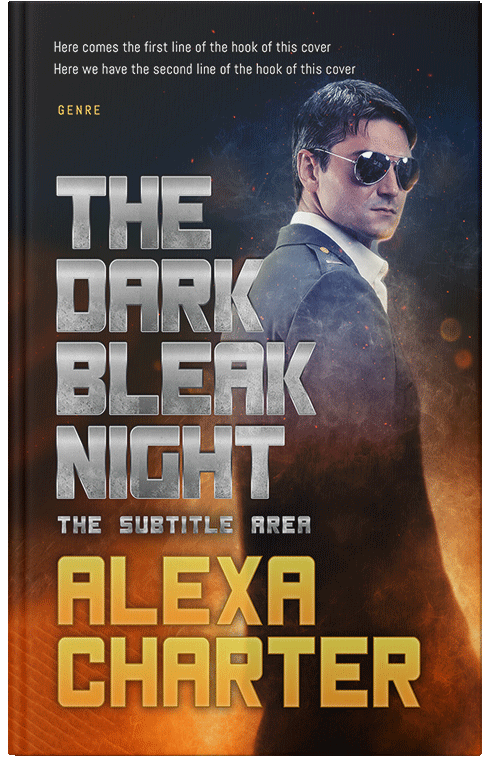 Front view of Premade Mystery & Thriller & Suspense Book Cover - Whiskey