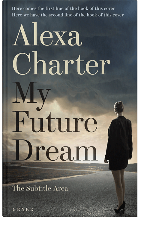 Front view of Outer Space #22222 - Premade Business Book Cover