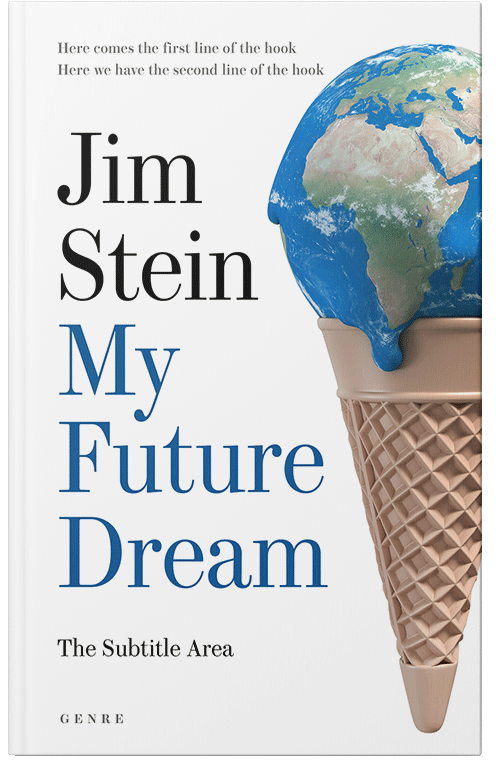 Front view of Premade Environment & Ecology Book Cover - Tea