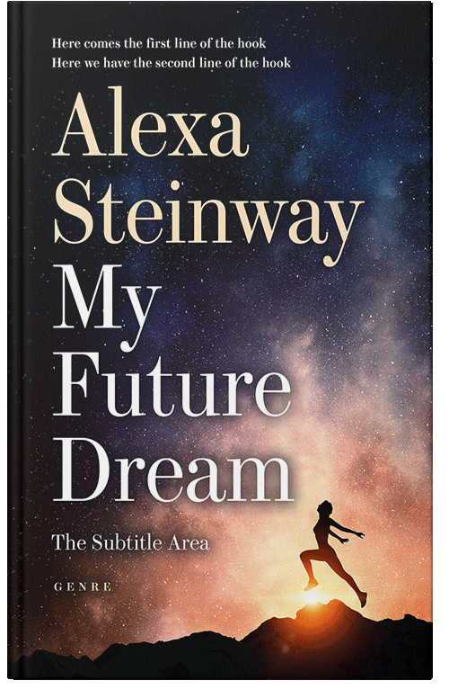 Front view of Premade Health & Dieting & Fitness Book Cover - Cameo