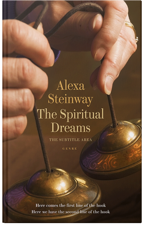 Front view of Premade Health & Mind & Body Book Cover - Brown Derby