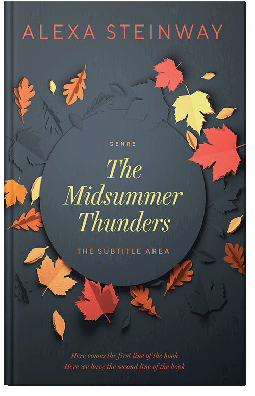 Front view of Premade Nature Book Cover - Limed Spruce