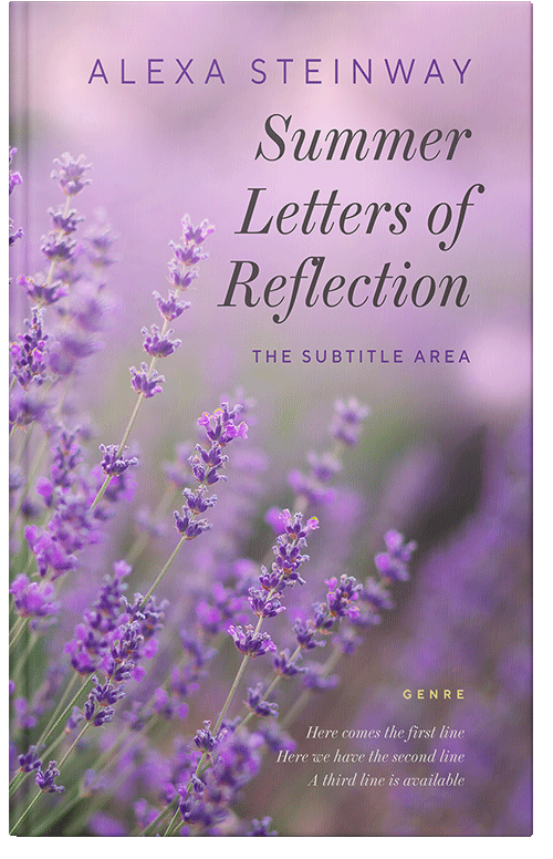 Front view of Premade Nature Book Cover - London Hue