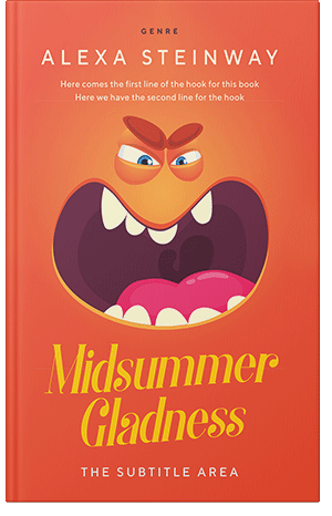 Premade Book Cover Flamingo