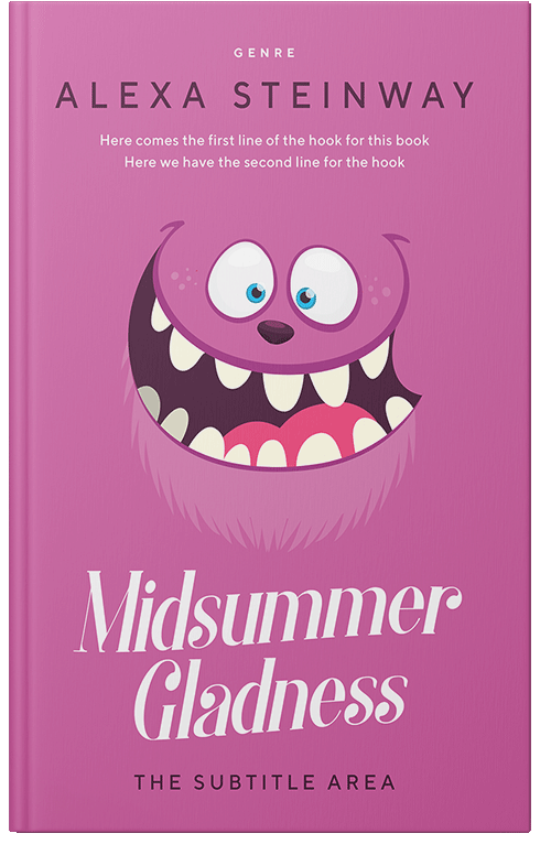 Front view of Premade Children's Book Cover - Hopbush