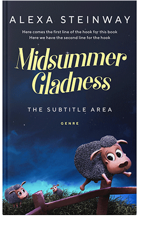 Pre Made Book Cover Ebony