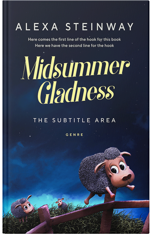 Front view of Premade Teen & Young Adult Book Cover - Ebony