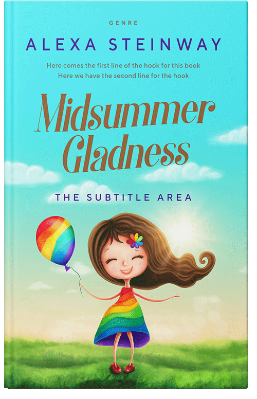 Front view of Premade LGBTQ Book Cover - Double Spanish White