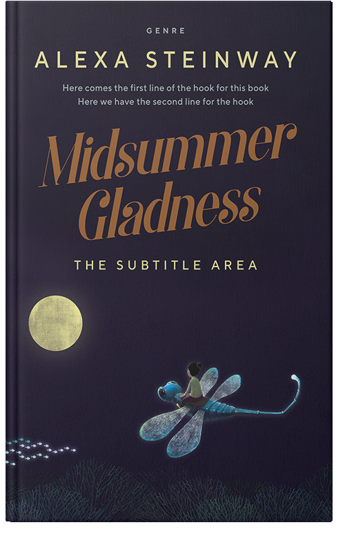 Front view of Premade Children's Book Cover - Mirage