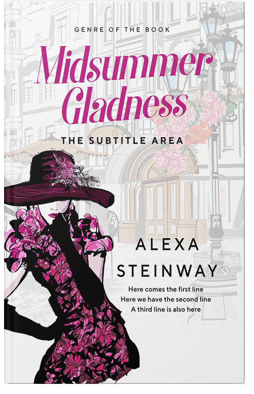 Front view of Premade Chick Lit Book Cover - Night Rider