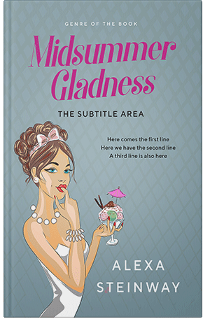 Premade Book Cover Gull Gray