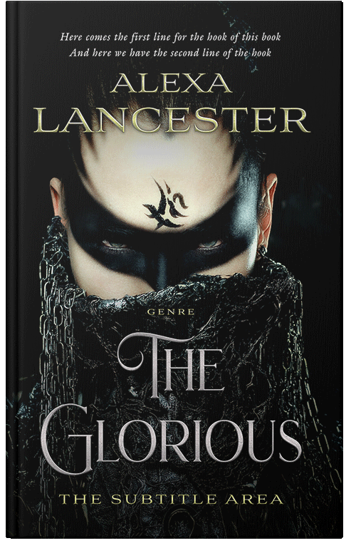 Front view of Premade Surreal Book Cover - Bison Hide