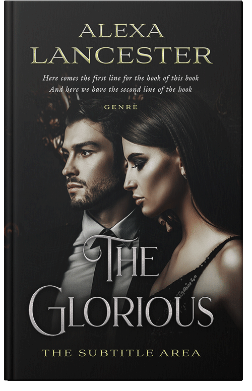 Front view of Premade Romance Book Cover - Cod Gray