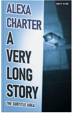 Pre Made Book Cover Tropical Blue