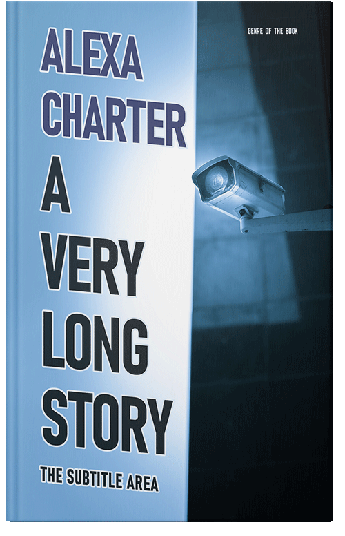 Front view of Premade Mystery & Thriller & Suspense Book Cover - Tropical Blue