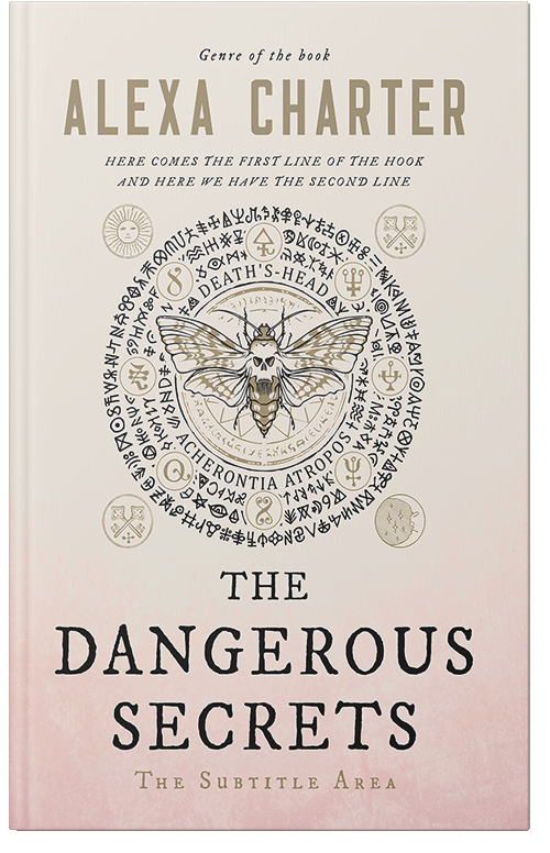 Front view of Premade Horror Book Cover - Pot Pourri