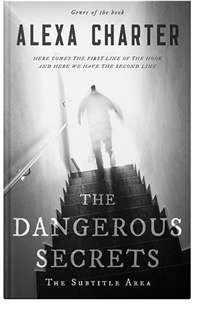 Pre Made Book Cover Silver